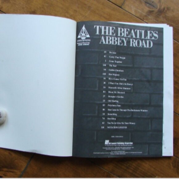 The Beatles Abbey Road Guitar Notes Tab Sheet Music Song Book Vocals - Picture 2 of 5